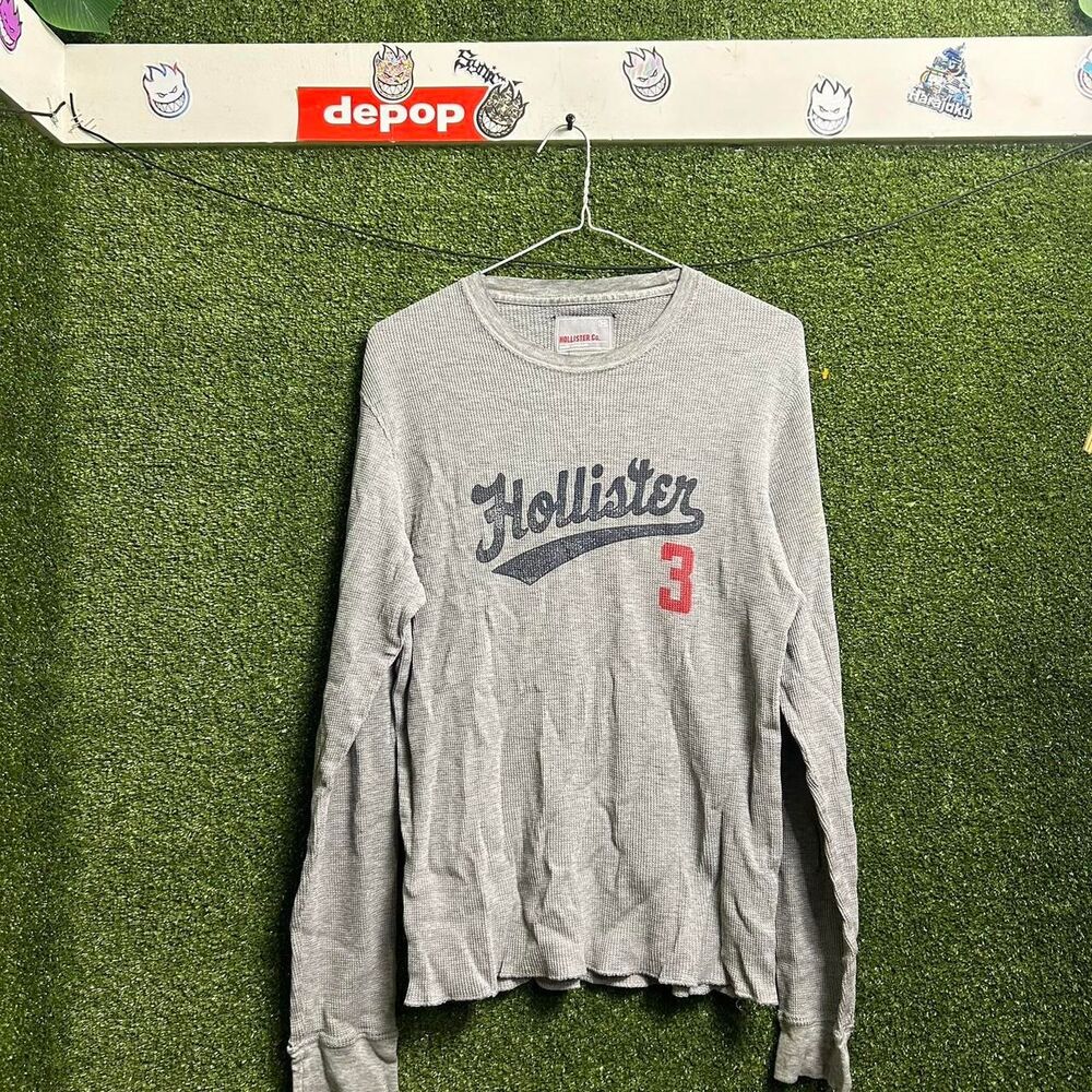 Hollister-co Men's Grey Shirt